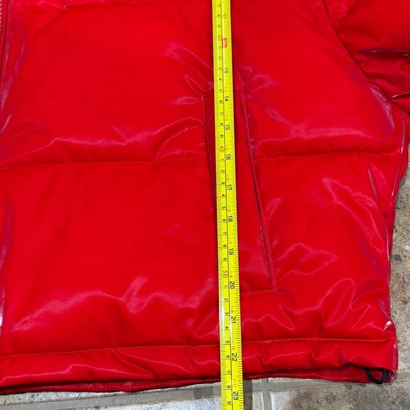 New Hudson Liquid Core Puffer Quilted Jacket Coat XL Red Water Repellent Casual - Picture 15 of 15